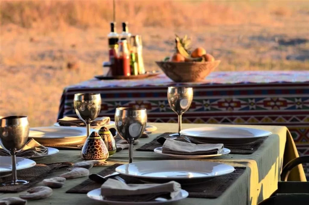 programme botswana diner safari