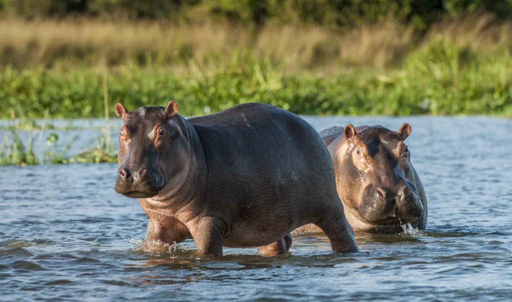 hippopotames ouganda afrique sur-mesure la voyagerie