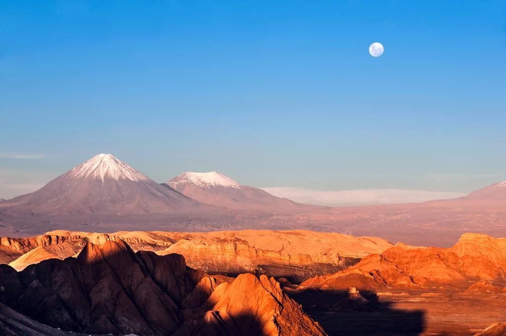 moon vallée au chili