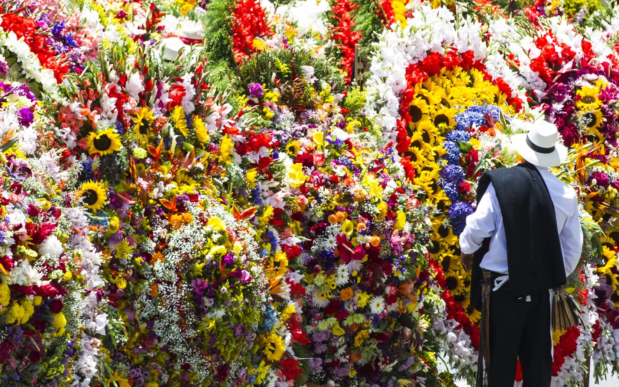 défilé de silleteros medellin colombie