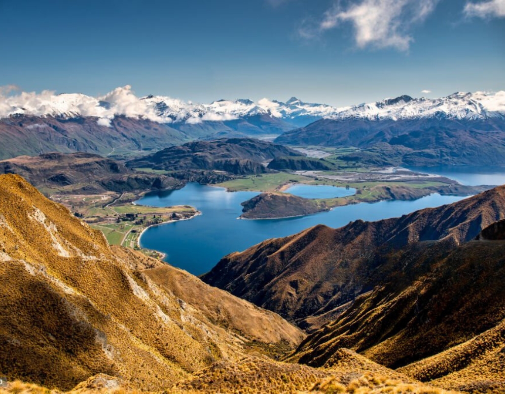 bay of island lac wanaka nouvelle-zelande