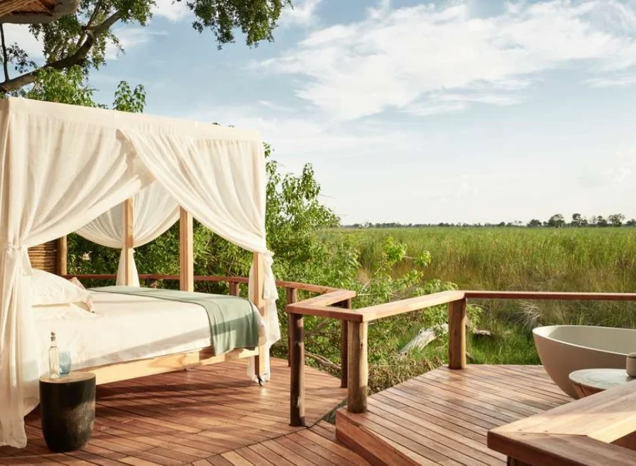 Séjour dans un lodge de luxe au cœur de la brousse