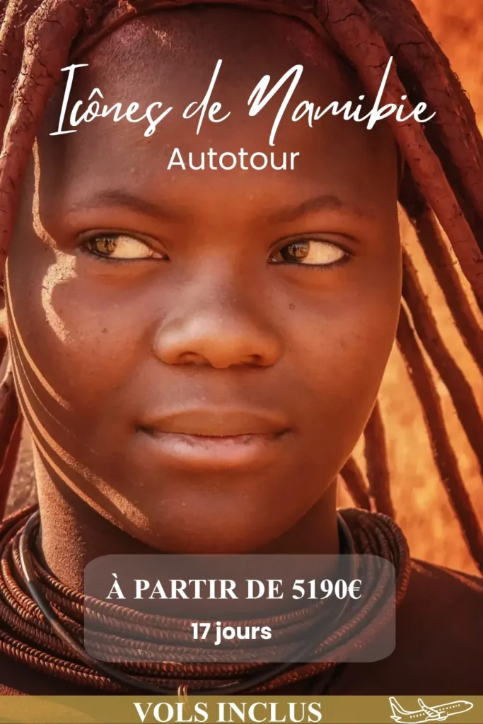 Icônes de Namibie 17 jours 1 itinéraire inconnes de namibie