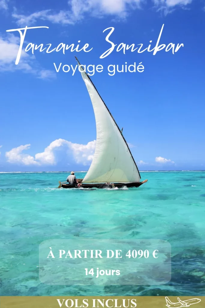 Combiné Tanzanie & Zanzibar 1 itinéraire zanzibar tanzanie