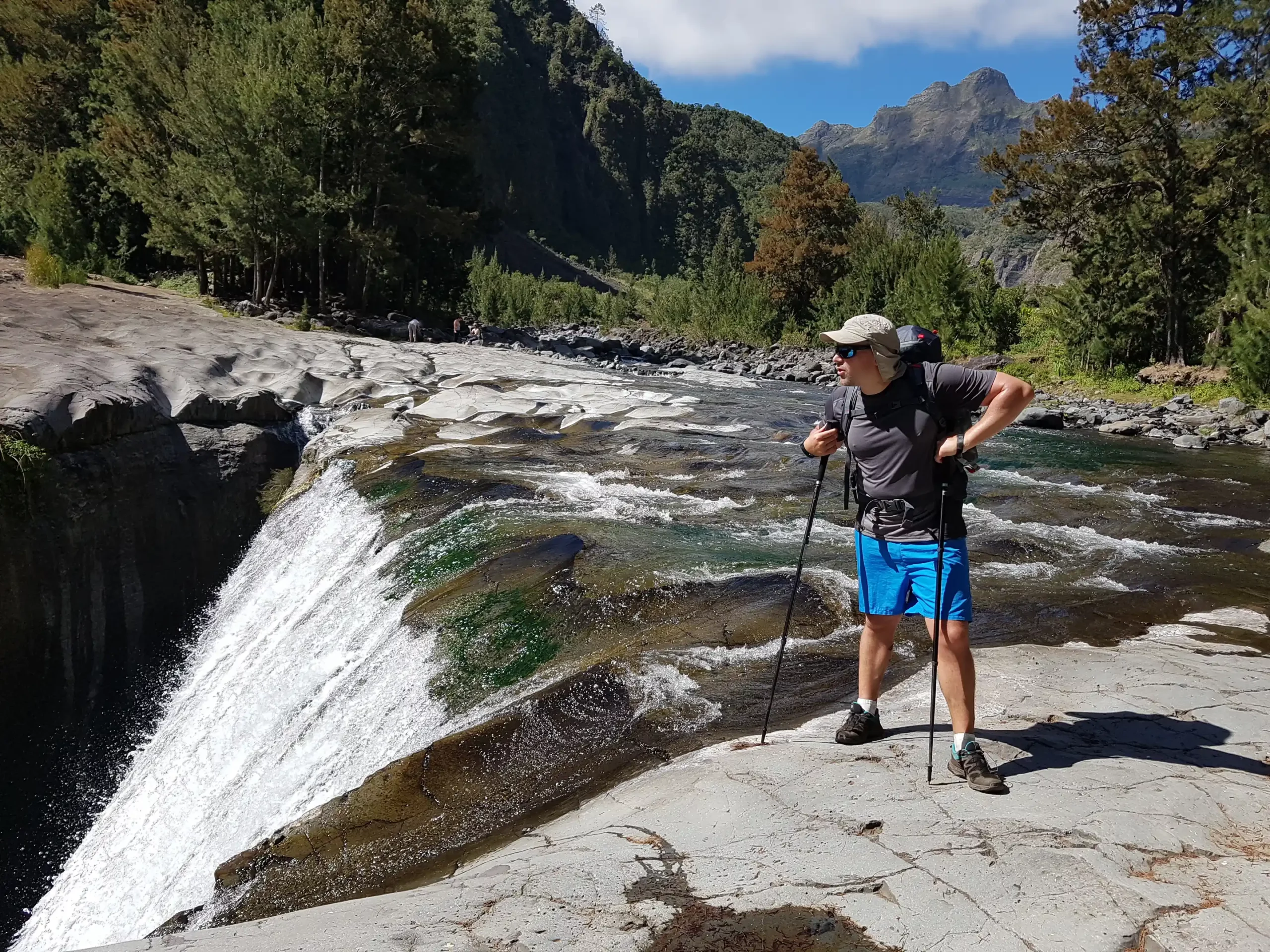 jour 3 circuit 3 - chute d'eau des trois roches