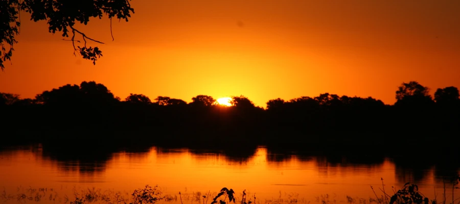 coucher soleil chobe