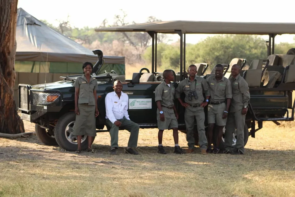 Team d'experts au Botswana La Voyagerie