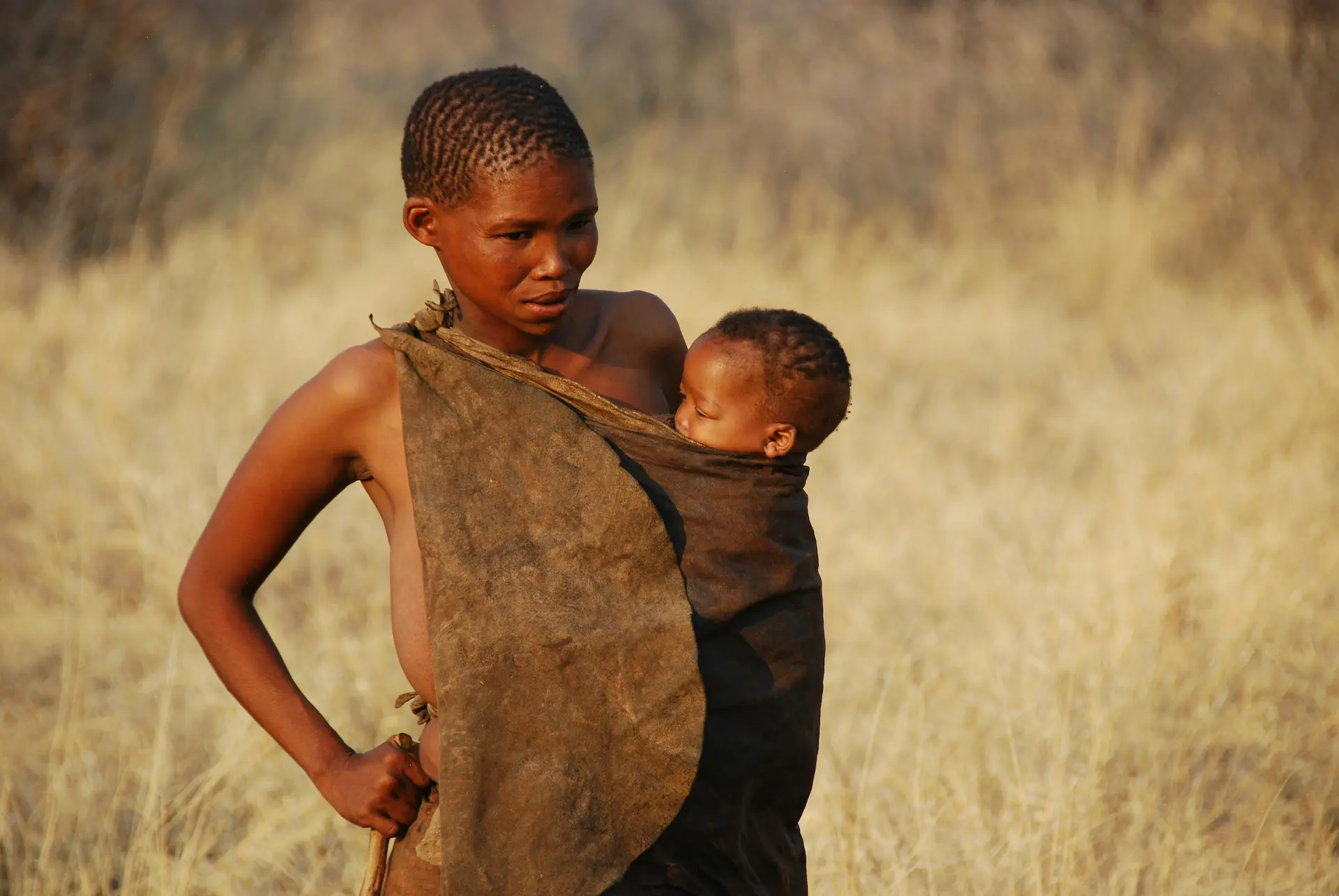 Image sur le peuple San au Botswana, agence de voyage La Voyagerie